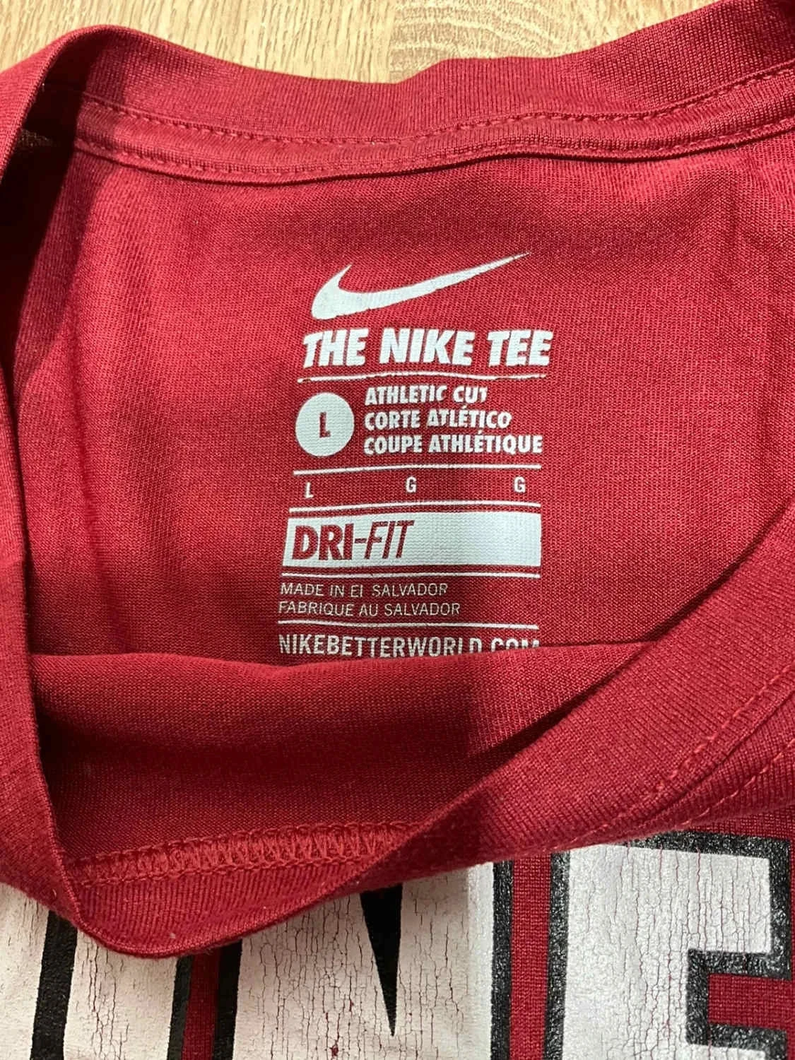 T-shirt Manches Longues Nike Dri-Fit Pioneer Hockey Homme L Bordeaux – photo 7